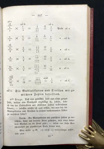 Hochbrand  Arithemtisches Rechenbuch für alle Stände 2 Bde. 1829,30