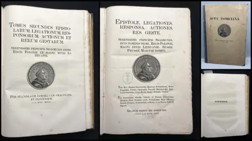 Gorski, Stanislaum Epistole. Legationes. Responsa. /Geschichte Polen 2 Bde. in 1