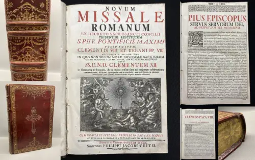 Missale Romanum Ex Decreto Sacrosancti Concilii... Das Römische Messbuch 1739