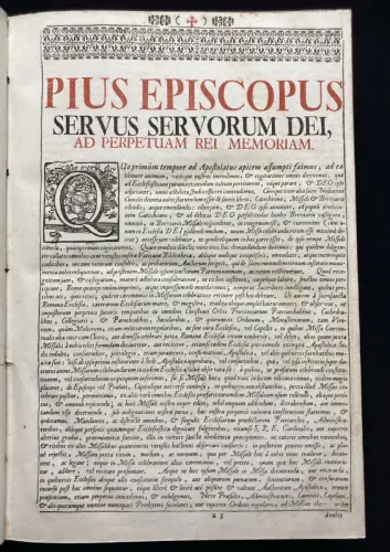 Missale Romanum Ex Decreto Sacrosancti Concilii... Das Römische Messbuch 1739