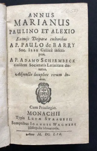 Iani Nicii Erythraei Exempla Virtutum et Vitiorum, Editio Tertia 1676 Literatur