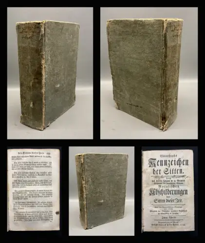 Bruyere Theophrasts Kennzeichen der Sitten. Moralischen Abschilderungen 2 Teile