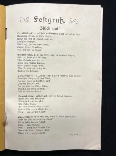 Sächsisches Elbgausängerbundesfest- 50jährige Jubelfeier des Bundes- in Freiberg