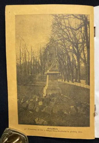 Sächsisches Elbgausängerbundesfest- 50jährige Jubelfeier des Bundes- in Freiberg