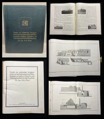 Bleyl Baulich und volkskundlich Beachtenswertes aus Freiberg, Schneeberg... 1917