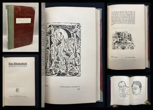 Pfemfert, Franz Das Aktionsbuch 1917 Unterhaltung Propaganda