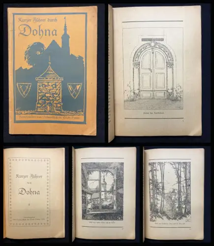 Schlauch, Georg kurzer Führer durch Dohna 1922 Saxonica sachsen