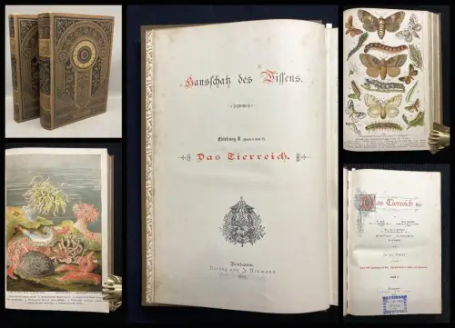Heck, Martens Hausschatz des Wissens. Das Tierreich in 2 Bde. 1894, 1897