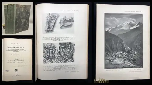 Passarge, Siegfried Die Grundlagen der Landschaftskunde 3 Bde. komplett in 2