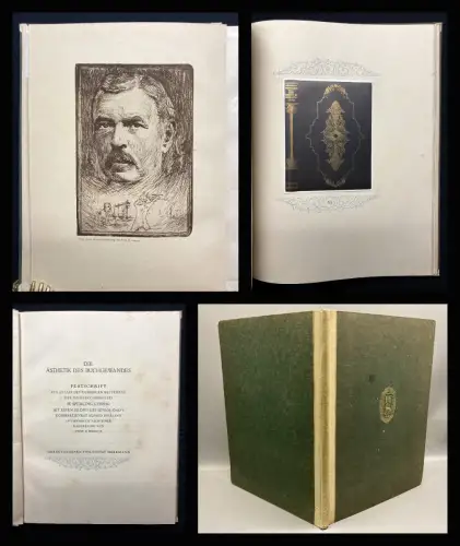 Herrmann Die Ästhetik des Buchgewandes 75jährigen Bestehens d. Grossbuchbinderei