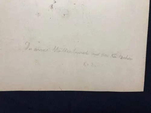 Schreyer, Oskar Der arme Müllersbursch und das Kätzchen No.2 Aquarell Märchen