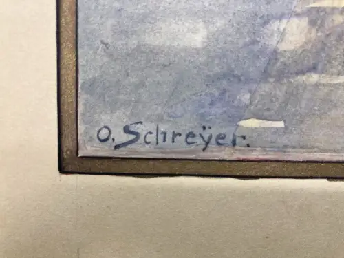 Das Wasser des Lebens No.3 Märchen Aquarell /Tusche um 1900,Gebrüder Grimm