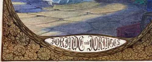 Schreyer, Oskar Jorinde und Joringel No.2 Aquarell um 1900 Märchen, Gebr.Grimm