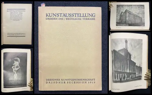 Dresdner Kunstgenossenschaft Kunstausstellung Dresden 1924 Brühlsche Terasse