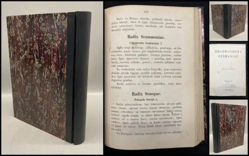 Pharmacopoea Germaniae. Editio Altera 1867 Arznei, Medizin, Pharmaindustrie