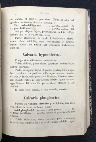 Pharmacopoea Germaniae. Editio Altera 1867 Arznei, Medizin, Pharmaindustrie