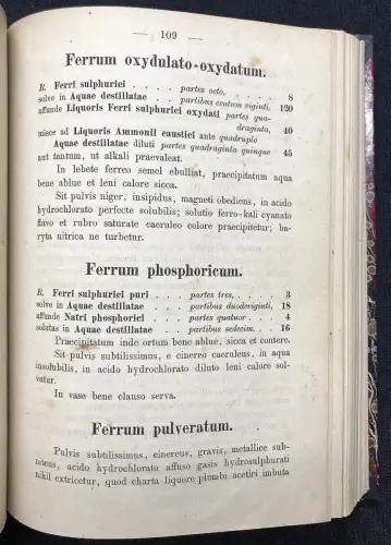 Pharmacopoea Germaniae. Editio Altera 1867 Arznei, Medizin, Pharmaindustrie