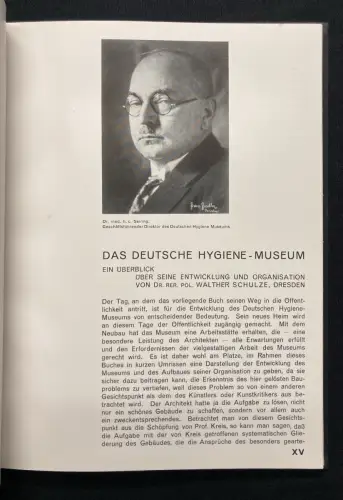 Kreis Wilhelm Das Deutsche Hygiene- Museum Dresden Bauhaus Neue Werkkunst 1930
