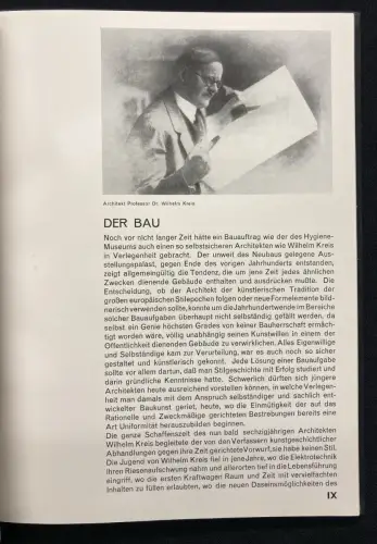 Kreis Wilhelm Das Deutsche Hygiene- Museum Dresden Bauhaus Neue Werkkunst 1930