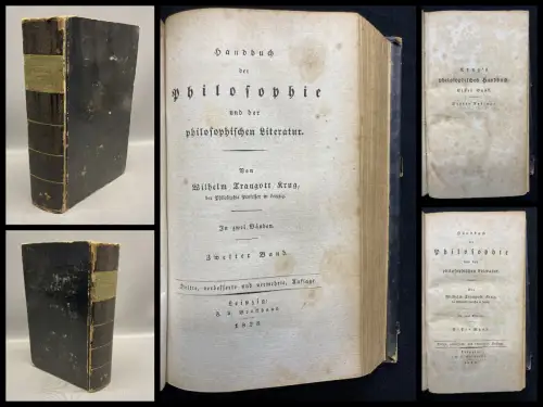 Krug Handbuch der Philosophie und der philosophischen Literatur. Bd. 1+2(von 4)