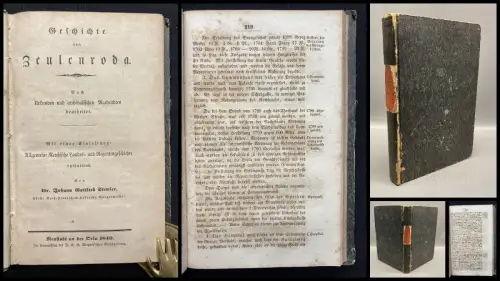 Stemler Geschichte von Zeulenroda. Nach Urkunden und archivalischen Nachrichten