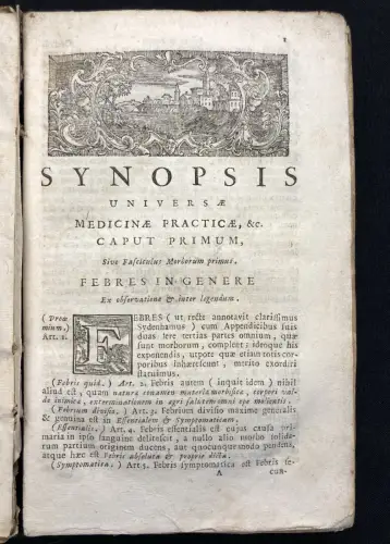 Allen Synopsis universae medicinae practicae, sive doctissimorum 2 Bde.in 1
