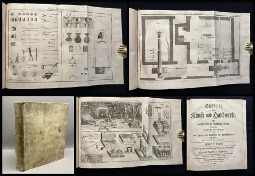 Schreber Schauplatz der Künste und Handwerke[...]5.Bd. apart 1766