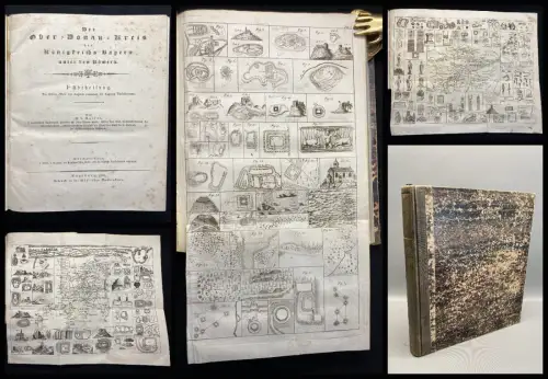 Raiser(Johann, Nepomuk) Der Ober- Donau- Kreis des Königreichs Bayern 3 Bde. in1