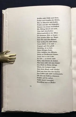 Borchardt, Rudolf Der Durant. Ein Gedicht aus dem männlichen Zeitalter 1920