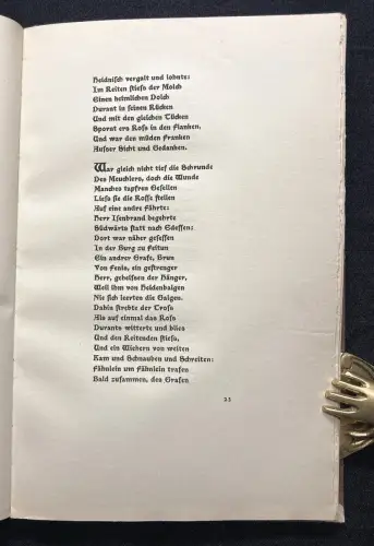 Borchardt, Rudolf Der Durant. Ein Gedicht aus dem männlichen Zeitalter 1920