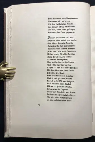 Borchardt, Rudolf Der Durant. Ein Gedicht aus dem männlichen Zeitalter 1920