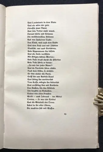 Borchardt, Rudolf Der Durant. Ein Gedicht aus dem männlichen Zeitalter 1920