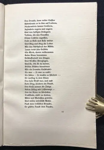 Borchardt, Rudolf Der Durant. Ein Gedicht aus dem männlichen Zeitalter 1920