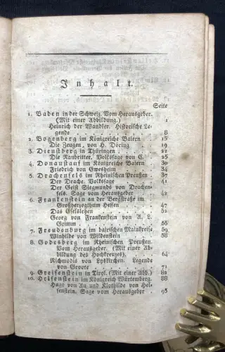 Taschenbuch zur Geschichte verfallener Ritterburgen und Schlösser 2 Bde. in 1