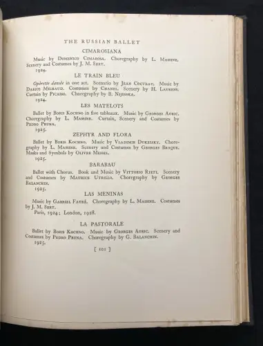 Propert A. W. The Russian Ballet 1921- 1929 with a preface by Jacques Emile