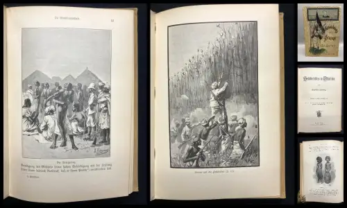 Spring, Kapitän Selbsterlebtes in Ostafrika 1896 Erzählungen Reise Abenteuer