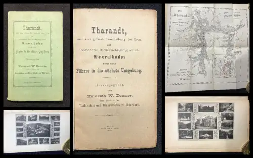 Donner Tharandt eine kurz gefasste Beschreibung des Ortes 1890 Führer Guide
