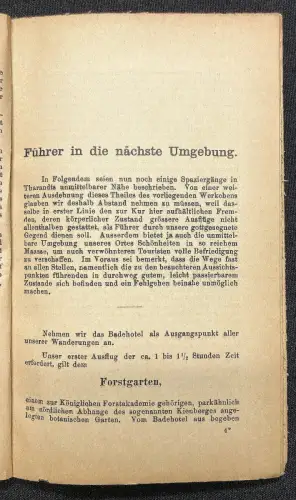 Donner Tharandt eine kurz gefasste Beschreibung des Ortes 1890 Führer Guide