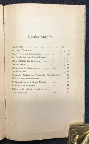 Donner Tharandt eine kurz gefasste Beschreibung des Ortes 1890 Führer Guide