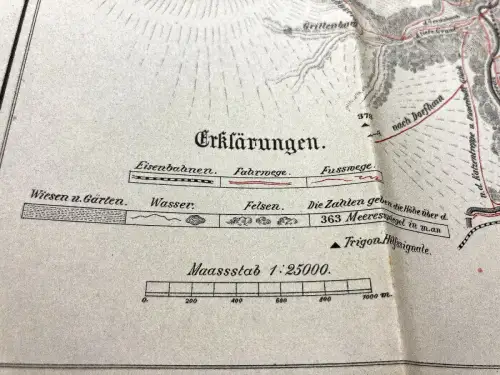 Donner Tharandt eine kurz gefasste Beschreibung des Ortes 1890 Führer Guide