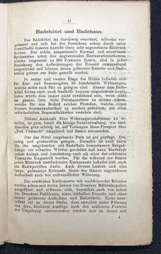 Donner Tharandt eine kurz gefasste Beschreibung des Ortes 1890 Führer Guide