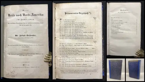 Salzbacher Meine Reise nach Nord- Amerika im Jahre 1842, 1845 Erzählungen Reise