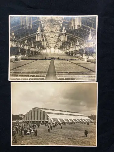 Ullrich Karl 2 Fotografien(Silber Gelantine Abzüge) von der Sängerhalle Dresden