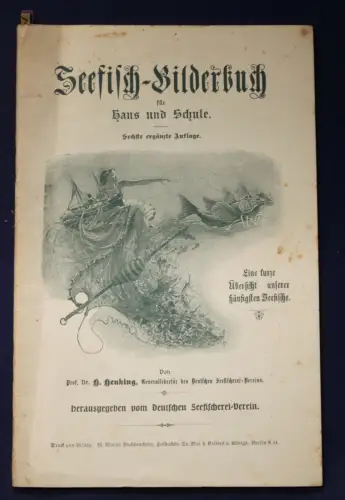 Henking Or. Broschur Seefisch- Bilderbuch für Haus und Schule Wissen O.J. js