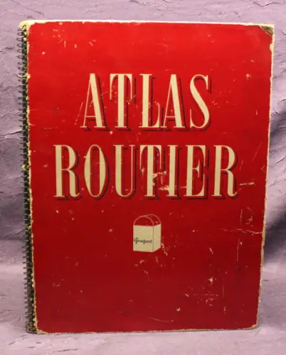 Peugot Atlas Routier Carte de La France Echelle 1/1.000.000 Ortskunde Länder js