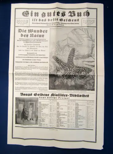 Orig. Verlagswerbung Bong "Ein Gutes Buch ist das beste..."um 1920 selten sf