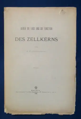 Gerassimoff Ueber die Lage und die Function Des Zellkerns 1900 unaufgesch. js