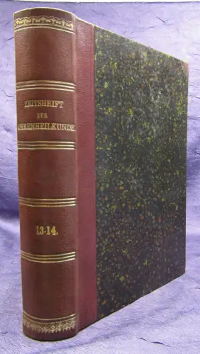 Knapp/ Moos Zeitschrift für Ohrenheilkunde 13.& 14. Band 1884 Medizin Wissen sf