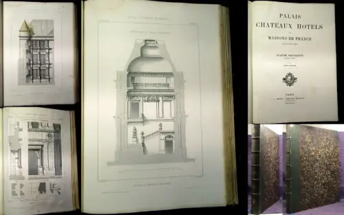 Sauvageot Palais Chateaux Hotels et Maisons de France 2Bd. apart 1867 js