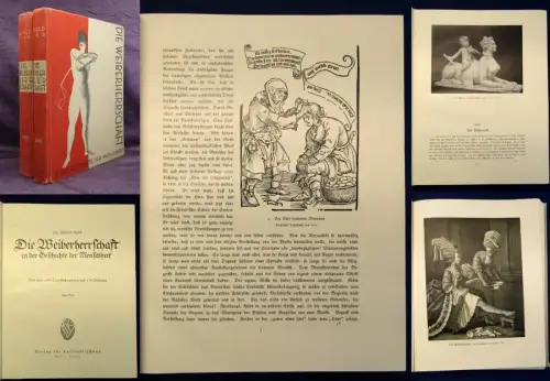 Kind Die Weiberherrschaft in der Geschichte der Menschheit 2 Bde.(v. 4) 1900 js